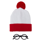 Vintage Runde Zauberer Brille mit weißen Gläsern Perfekt für Wizard Cosplay und Halloween Outfits